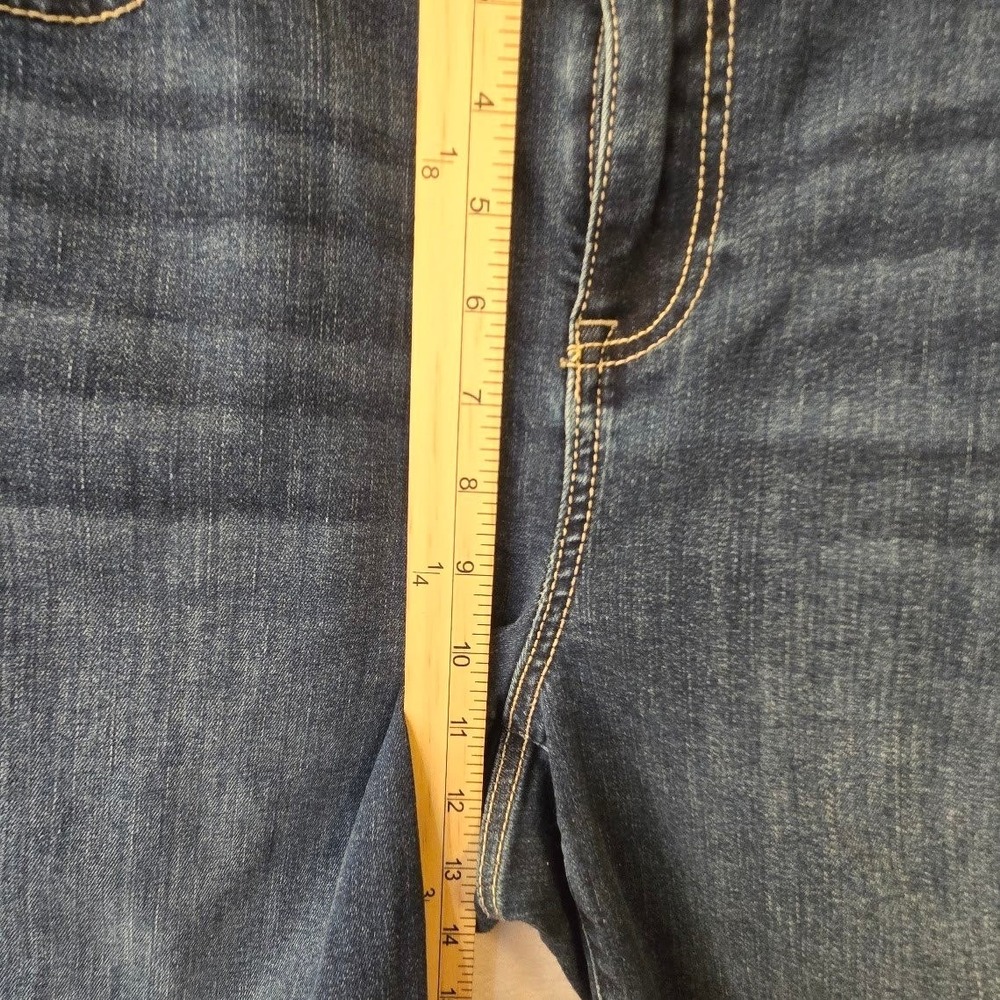 Torrid Womens Super Soft Jegging Dark Wash Denim Casual 16S Short - Picture 7 of 11